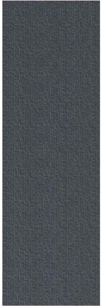 vidaXL Teppichläufer Grau 80 x 300 cm Stoff 42011418