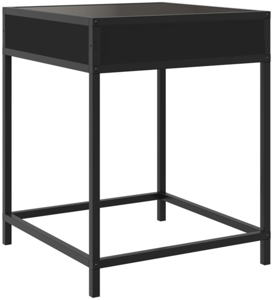 vidaXL Couchtisch mit Infinity-LED Schwarz 40x40x51 cm 847672 Bild 7