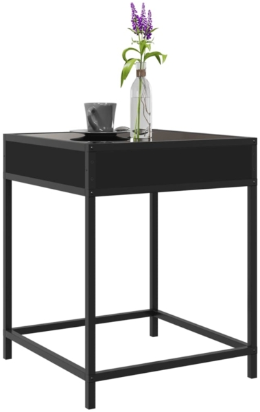 vidaXL Couchtisch mit Infinity-LED Schwarz 40x40x51 cm 847672 Bild 4