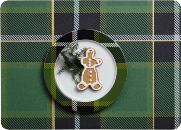 ASA SELECTION Platzset tartan Grün 33 x 46 cm
