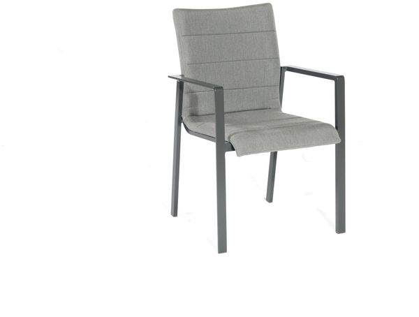 SonnenPartner Kingdom Stapelsessel Sunbrella anthrazit / flanelle