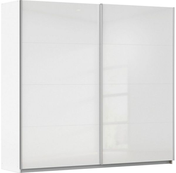 OTTO home Schwebetürenschrank Kleiderschrank Schrank Garderobe Schlafzimmerschrank THANOS (3 verschiedene Ausstattungen BASIC/CLASSIC/PREMIUM (inkl. SOFT-CLOSE) Optional mit Spiegel, Metall-Griffleisten alufarben MADE IN GERMANY