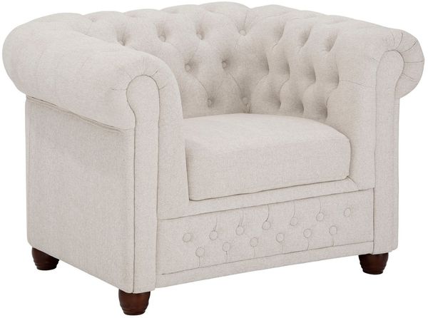 Home affaire Chesterfield-Sessel New Castle Sessel, hochwertige Knopfheftung, B/T/H: 104/86/72 cm