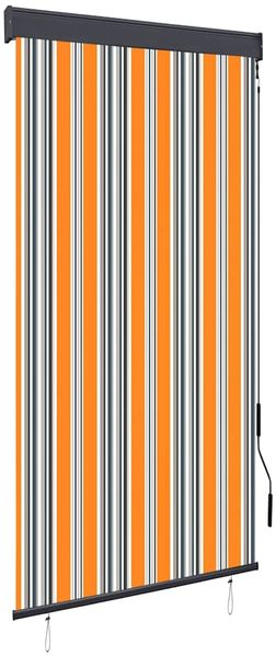 vidaXL Außenrollo 80 x 250 cm Gelb und Blau 145950