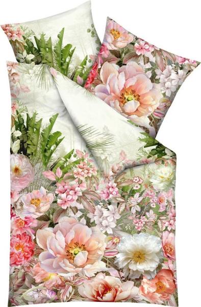 Kaeppel Bettwäsche Bettwäsche "Paradise Valley", Mako-Satin, 2 teilig, Blumen