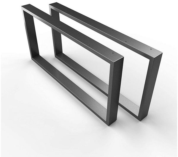 sossai® Tischgestell Couchtischkufen 50-80x40 cm in Anthrazit (2-St)