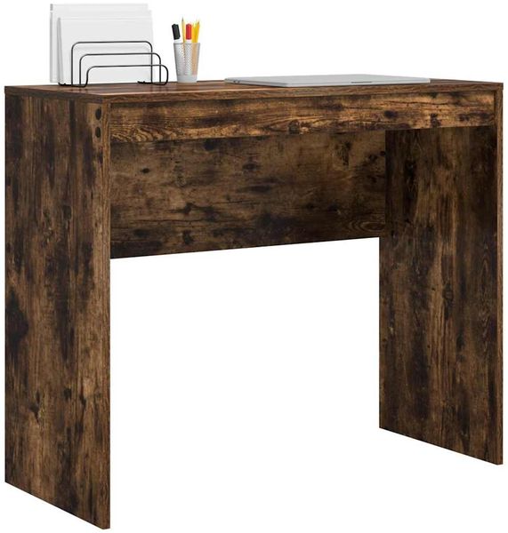 vidaXL Schreibtisch Geräucherte Eiche 90 x 40 x 76 cm 869398 Bild 3