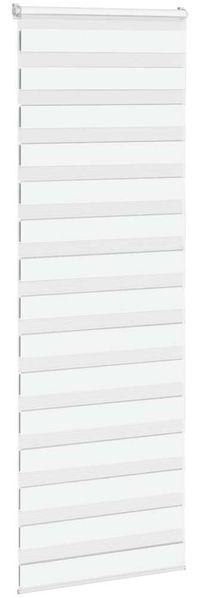 vidaXL Doppelrollo Weiß 90x200 cm Stoffbreite 85,9 cm Polyester 4014779 Bild 3