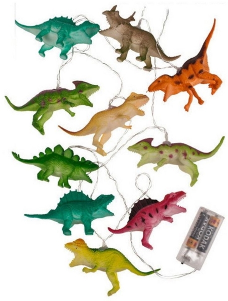 Out of the Blue Lichterkette Dinosaurier Lichterkette mit 10 Dinos