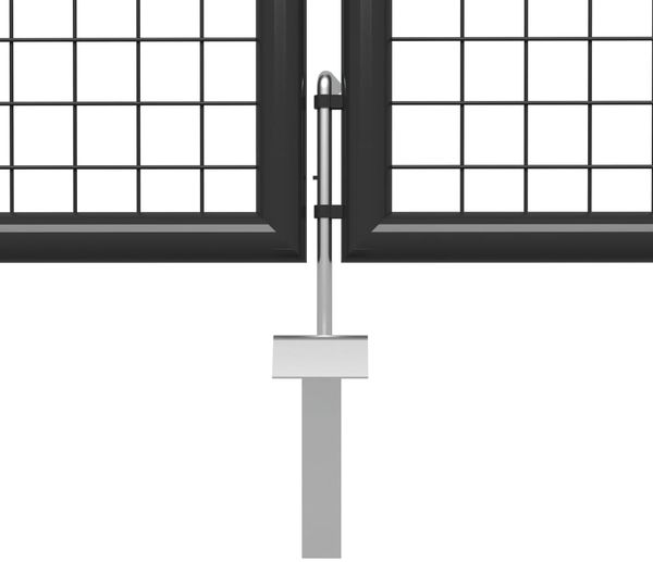 vidaXL Gartentor Stahl 500×100 cm Anthrazit 144335 Bild 4