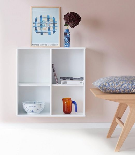 Hammel Furniture Regal Mistral, Hochwertig Hängeregal, Wandregal, Verstellbar Einlegeböden, B:70 cm, T:27 cm, anpassungsbar Designmöbel