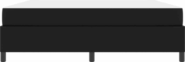 vidaXL Bettrahmen mit Matratze Schwarz 180 x 200 cm Stoff 3399014 Bild 5