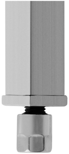 Royal Catering Schneidebrett Metzgerblock Hackklotz Küche Fleischerblock 40 x 40 cm, Edelstahl, Kunststoff (Polyethylen) Bild 2