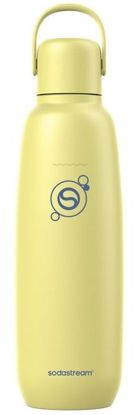 SodaStream Thermoflasche Metallflasche Fizz&go COOL DWS, 0,9 l, Trinkflasche, kompatibel mit SodaStream DUO, E-DUO, TERRA, ART & ENSO Wassersprudler