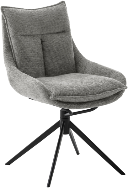 2er Set Parker Esszimmerstuhl braun Stoffbezug 57cm x 85cm x 65cm