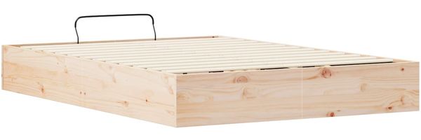 vidaXL Ottoman Bettgestell mit Stauraum Natur 160 x 200 cm 3418792 Bild 7