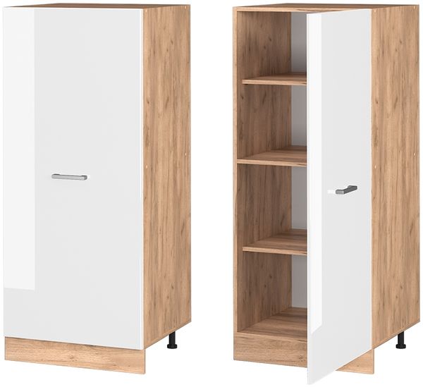 Vorratsschrank R-Line Weiß Hochglanz 60 cm Vicco Bild 5