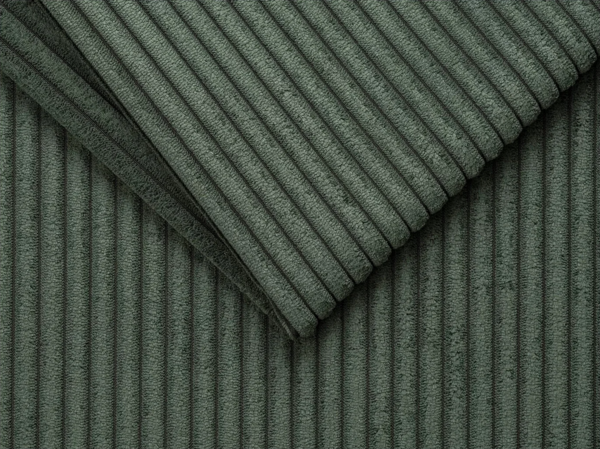 Vente-unique - Schlafsofa mit Matratze 3-Sitzer - Cord - Tannengrün - Liegefläche mit Lattenrost mit breiten Latten 140 cm - Matratze 18 cm - LORETO Bild 7