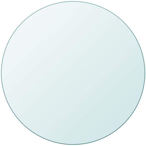 vidaXL Tischplatte aus gehärtetem Glas rund 300 mm 243624