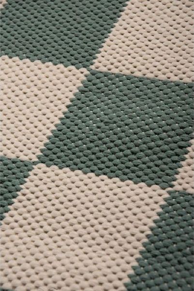 PAD Badematte PAD Fußmatte Check Karomuster Opal Beige (60x90cm)