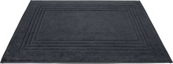 Dyckhoff Badematte Siena, Höhe 3 mm, beidseitig nutzbar, Baumwolle, rechteckig, 2er-Set, 2er Set