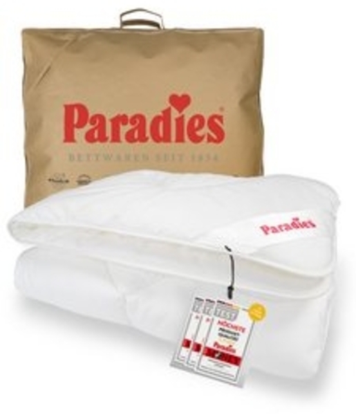 Paradies Kunstfaserbettdecke Prima Bio, Füllung: 100% Polyester, Bezug: 100% Baumwolle kbA, kuschelige Ganzjahresdecke Bild 6