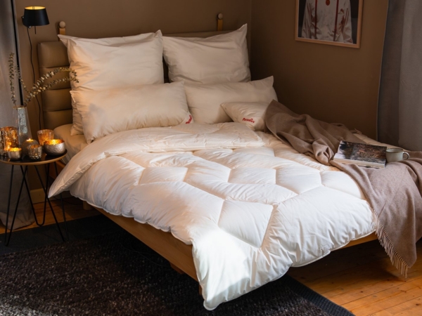 Paradies Kunstfaserbettdecke Prima Bio, Füllung: 100% Polyester, Bezug: 100% Baumwolle kbA, kuschelige Ganzjahresdecke Bild 2