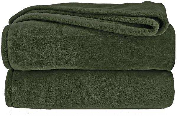 Wohndecke Premium Super Soft Flanell Kuscheldecke Sofadecke, heimtexland, super weich und flauschig, Allergiker geeignet, atmungsaktiv