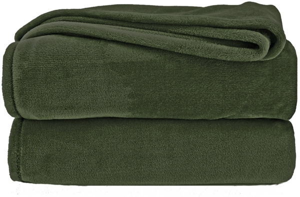 Wohndecke Premium Super Soft Flanell Kuscheldecke Sofadecke, heimtexland, super weich und flauschig, Allergiker geeignet, atmungsaktiv Bild 5