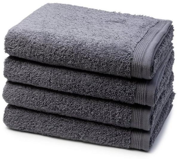 Möve Superwuschel 4 tlg. Frottier-Set - 4 X Handtuch (50 X 100cm) - 520 g/m2 - Stone