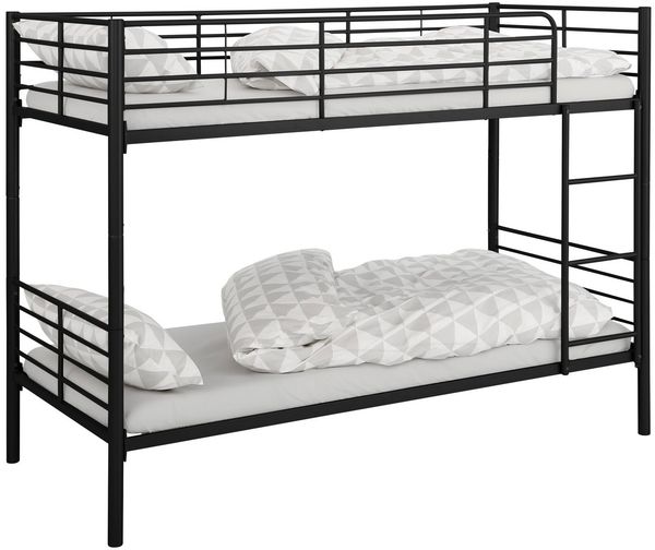 OTTO home Etagenbett Hayo, Metallbett, Stockbett (teilbar in 2 Einzelbetten), perfekt für kleine Räume, mehrere Farben, (B/T/H) ca. 208/97/160 cm