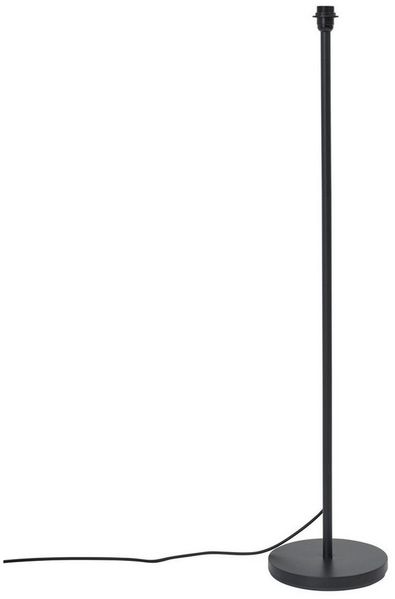 Qazqa Außen-Stehlampe Virginia, ohne Leuchtmittel, E27, Schwarz, Modern, Kunststoff, 1-flammig