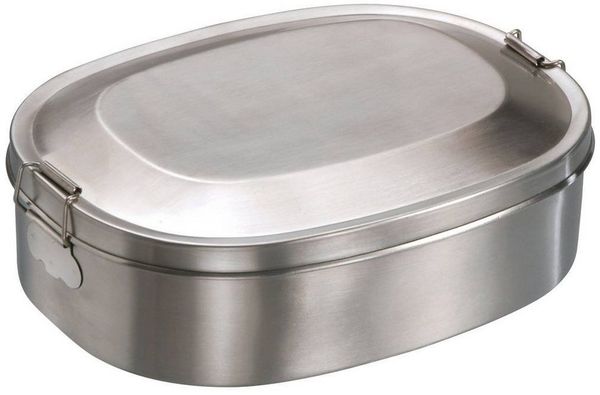MATO interpräsent Lunchbox Vesperdose Edelstahl groß 0.75 Liter 4175