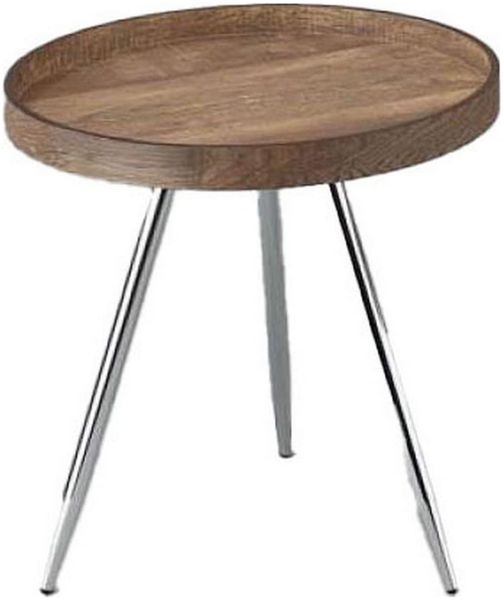 DKD Home Decor Beistelltisch, Stahl, Holz, Standard