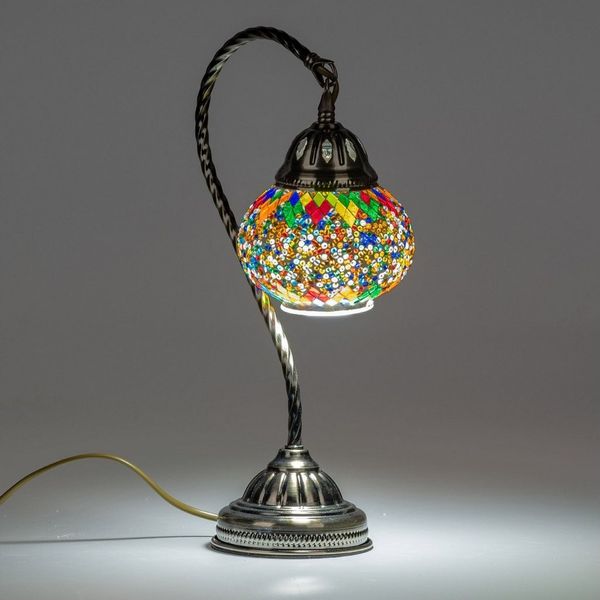 formano Tischleuchte MAROKKO MOSAIK, nicht enthalten, Geschenkbox, Bunt, Mosaik, H: 38cm