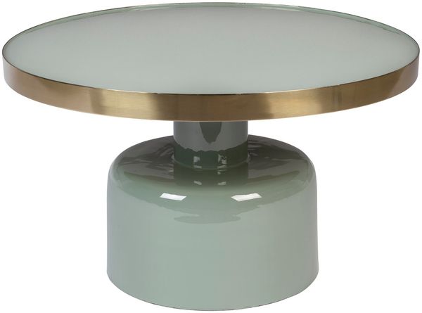 Couchtisch GLAM GRÜN von ZUIVER Ø 60 cm