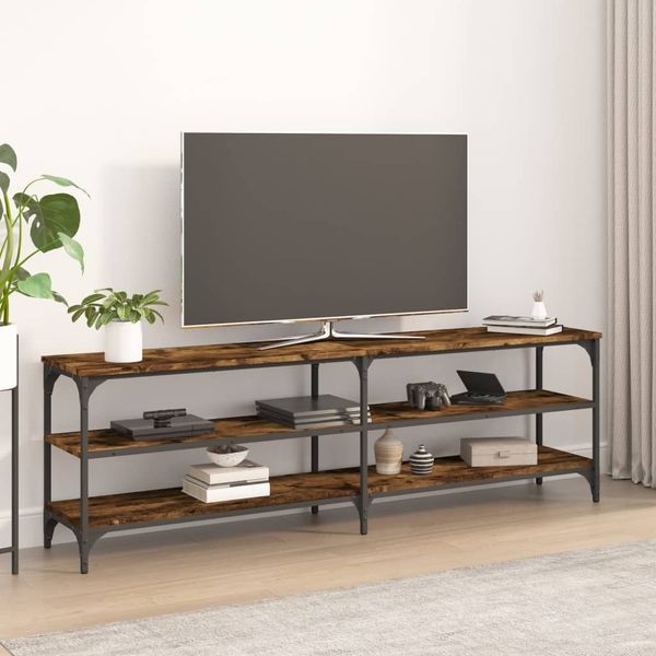 vidaXL TV-Schrank Räuchereiche 160x30x50 cm Holzwerkstoff 826751