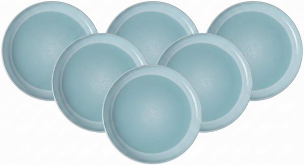 like. by Villeroy & Boch Perlemor Aqua Speiseteller ø 27,1 cm 6er Set