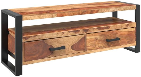 vidaXL TV-Schrank 120x35x45 cm Massivholz Akazie 247403 Bild 2