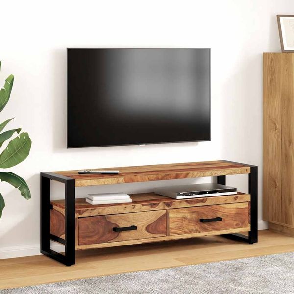 vidaXL TV-Schrank 120x35x45 cm Massivholz Akazie 247403