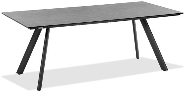 Noah Tisch silberfarben HPL 180cm x 95cm x 76cm