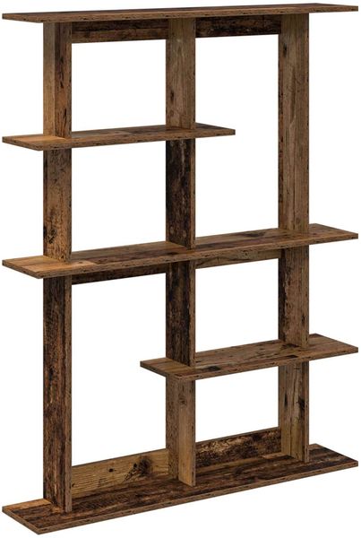 vidaXL Wandregal Altholz 102 x 20 x 130 cm Holzwerkstoff 8012058