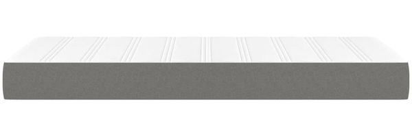 vidaXL Taschenfederkernmatratze Mittel Dunkelgrau 100x200x20 cm Stoff 347735 Bild 4