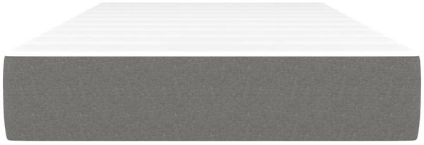 vidaXL Taschenfederkernmatratze Mittel Dunkelgrau 100x200x20 cm Stoff 347735 Bild 3