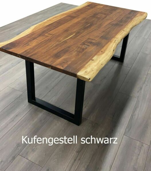 Tischuntergestell U-form Eisengestell schwarz