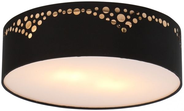 Deckenleuchte Wohnzimmer Deckenlampe Schlafzimmer Textil Schirm 15582D