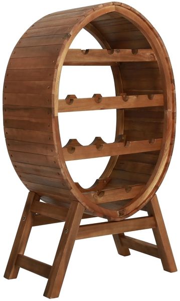 vidaXL Weinregal 13 Flaschen Akazienholz Massiv 44036