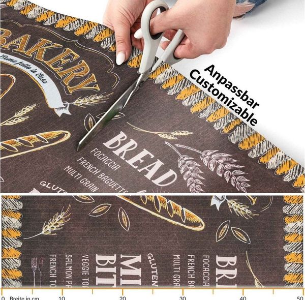 ANRO Küchenläufer Hochwertig GreenLine Flurläufer Teppichläufer Textil, Eckig, Höhe: 3 mm, Textil