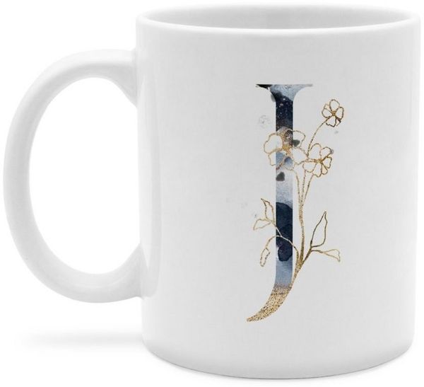 PhotoFancy Tasse mit Buchstabe - Kaffeebecher mit Initialen