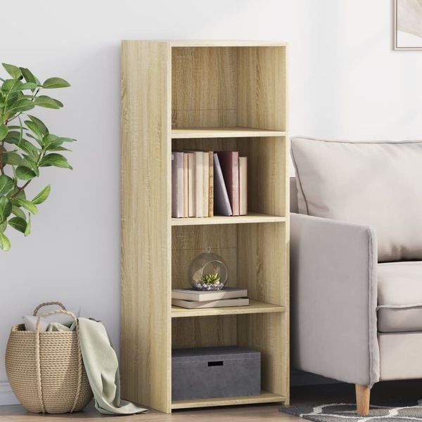 vidaXL Highboard Sonoma-Eiche 45x41x124 cm Holzwerkstoff 846392